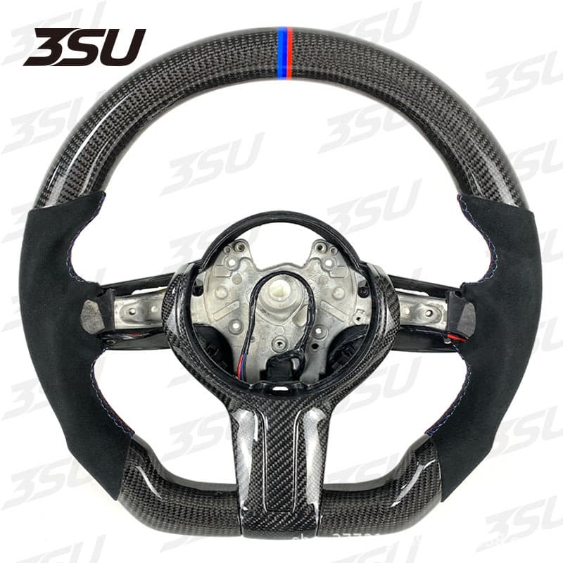 For BMW F20 F22 F21 F87 F80 F30 F31 F32 F10 F12 420 440i Carbon Fiber Steering Wheel