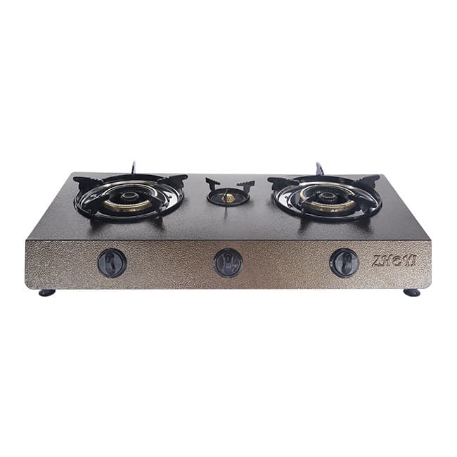 Cross-Border Special Non-Stick Oil Panels High Heat 3-Burner Desktop Cast Iron Gas Stove Factory Supply