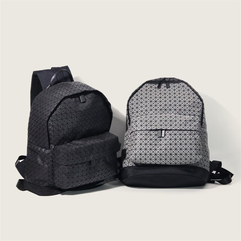Diamond Geometric Backpack 2025 Fall/Winter New Lightweight Large Capacity Backpack Student Schoolbag Laptop Travel Bag