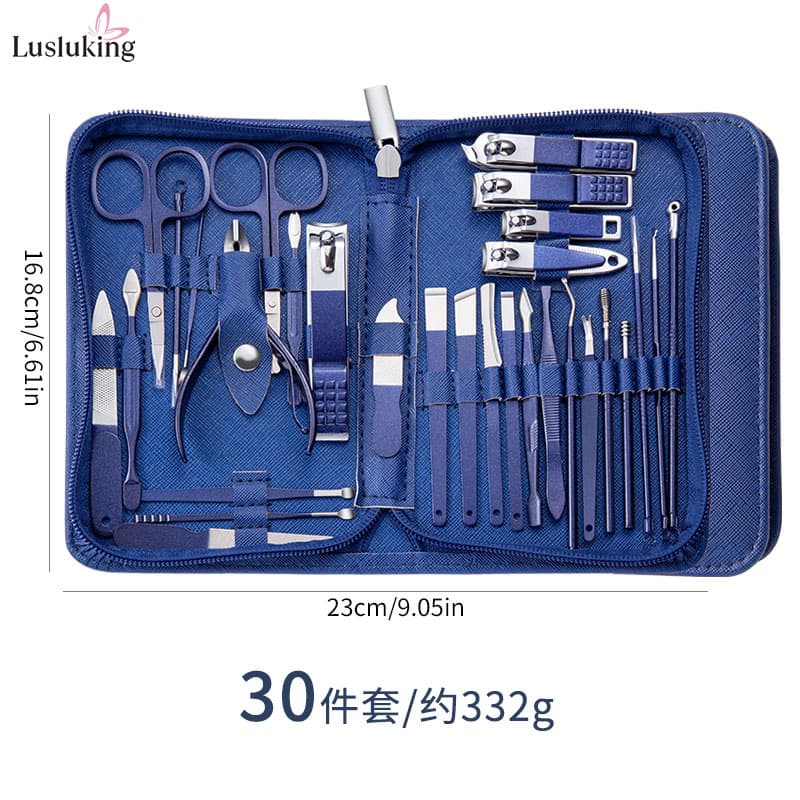 Cross-border Nail Clipper Set Household Nail Clippers Beauty Manicure Tools Carbon Steel Nail Clippers Full Set