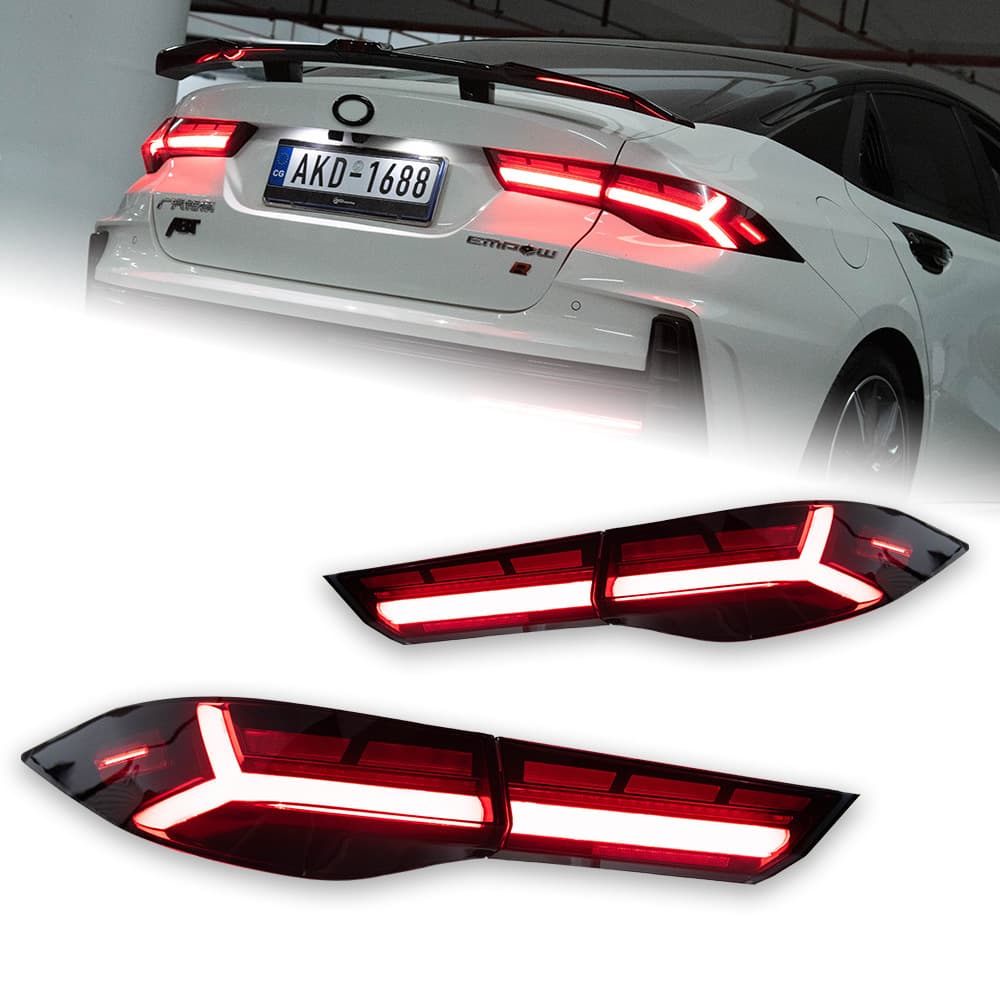 Taillight Assembly for GAC Trumpchi Empow, Empow R Modified Lamborghini Style Sequential Turn Signal LED Brake Light