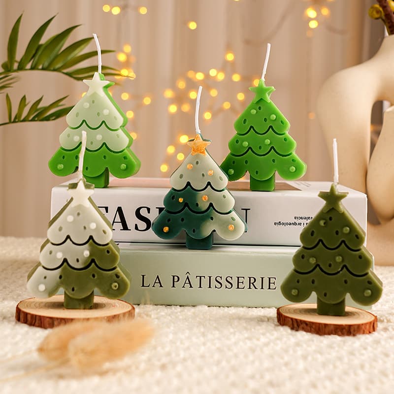 Christmas Scented Candle Creative Christmas Tree Festive Atmosphere Aromatherapy Decoration Romantic Gift Christmas Gift