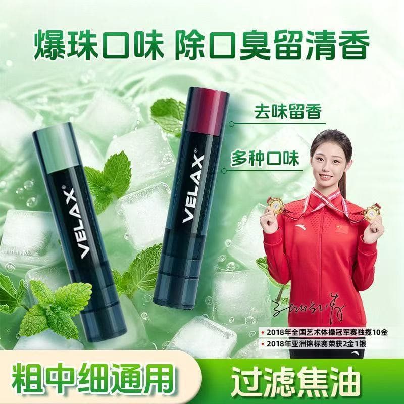Fruit-flavored filter tip, universal for thick, medium, and thin cigarettes, reusable filter for tar, fresh breath, and refreshing cigarette filter