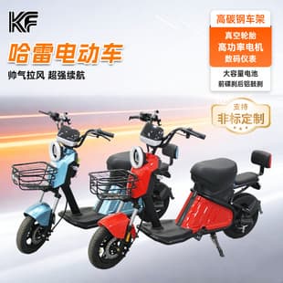 Factory Wholesale Harley Cross-Border New Blue Red Electric Bicycle Lithium Battery Designated Driver Ultra-Lightweight Portable Power-Assist Bike