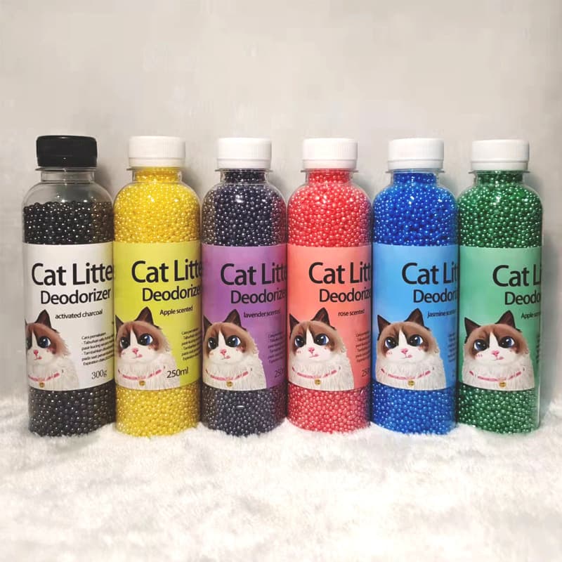 Cat Litter Deodorizing Beads, Physical Adsorption for Litter Box, Fresh Air, Factory Wholesale Cat Litter Deodorizing Scented Beads