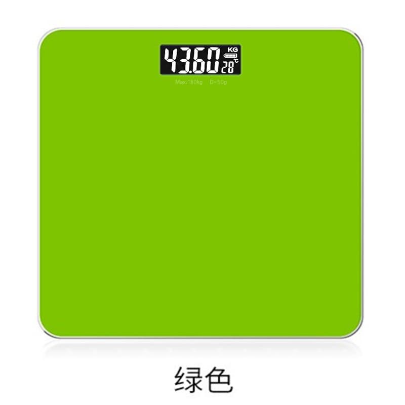 30*30cm Large Platform Solid Color Glass Body Scale Foam Color Box Packaging 180kg Electronic Scale Body Scale