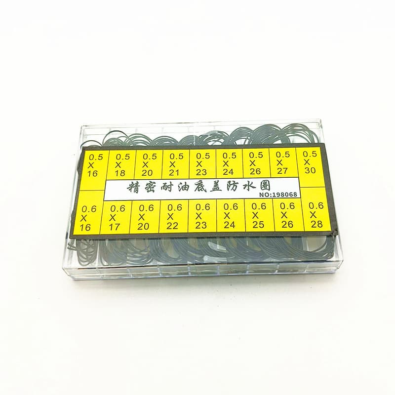 Watch Repair Tool Kit Watch Back Cover Waterproof Gasket Bottom Cover Sealing Ring Boxed Rubber Gaskets Multiple Sizes 18 Dimensions