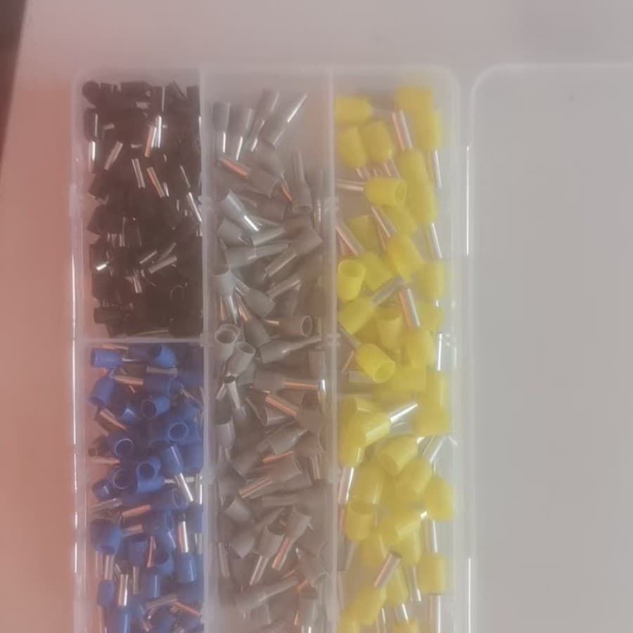 Factory Direct VE Box Terminal 800pcs 1200pcs Wire Crimp Connectors Copper Lugs VE1008 1508 Terminals