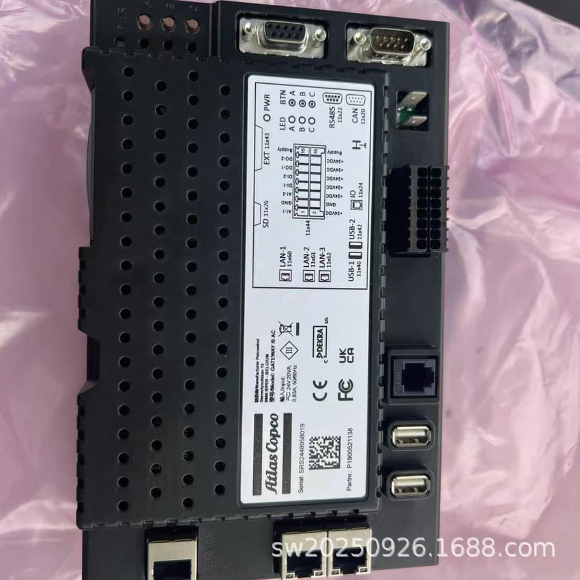 Atlas Copco communication module/gateway P1900521138 - Brand new, in stock, price negotiable.