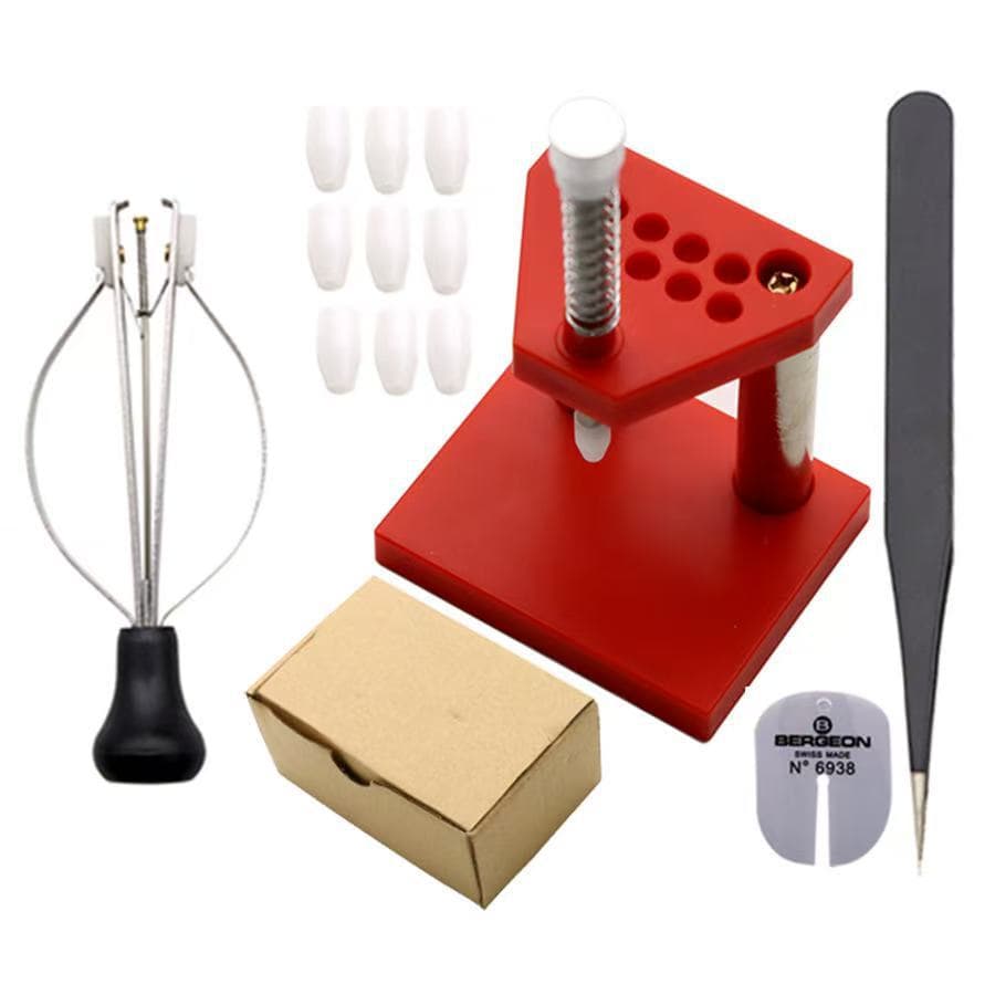 Watch repair tools, watch needle setting machine, press and pull out hour, minute and second hand tools, pointer needle setting machine, needle pressing machine