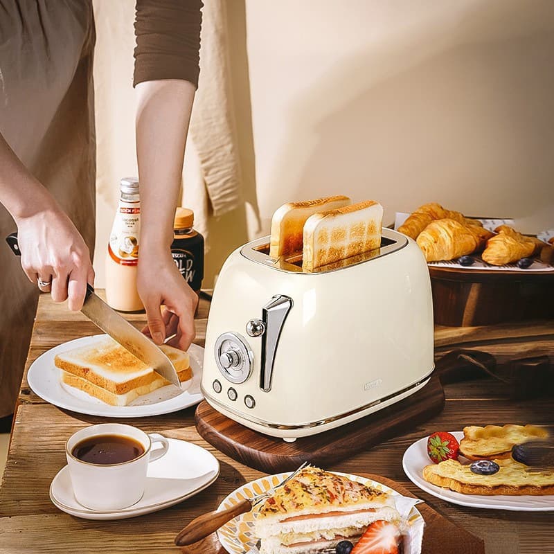 Vintage Toaster - Automatic Heating Multi-Function Breakfast Machine, Drop Shipping Available