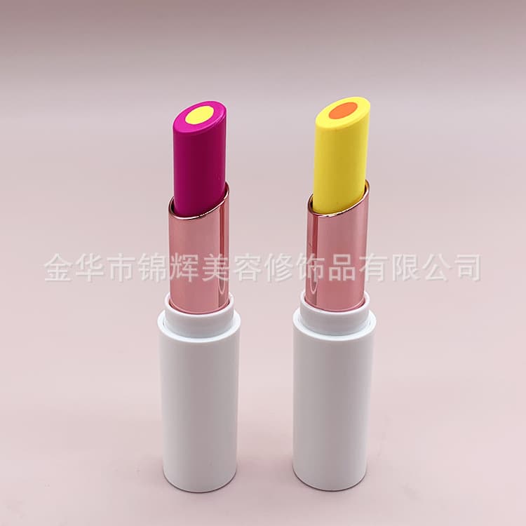Export Only | Specialty Lipstick Tube | Kids' Makeup Refillable Two-Color Fluorescent Lipstick | For Export Only
