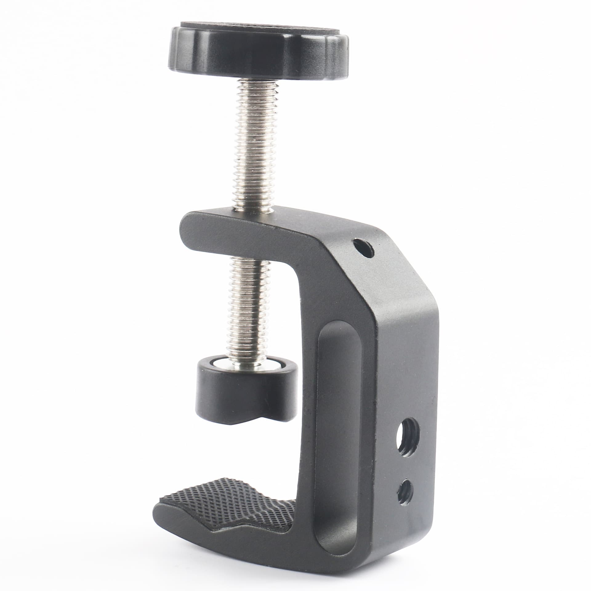 Large C-type clip aluminum alloy Q-type fixed desktop clamp base C-type clip flash camera tripod photography bracket