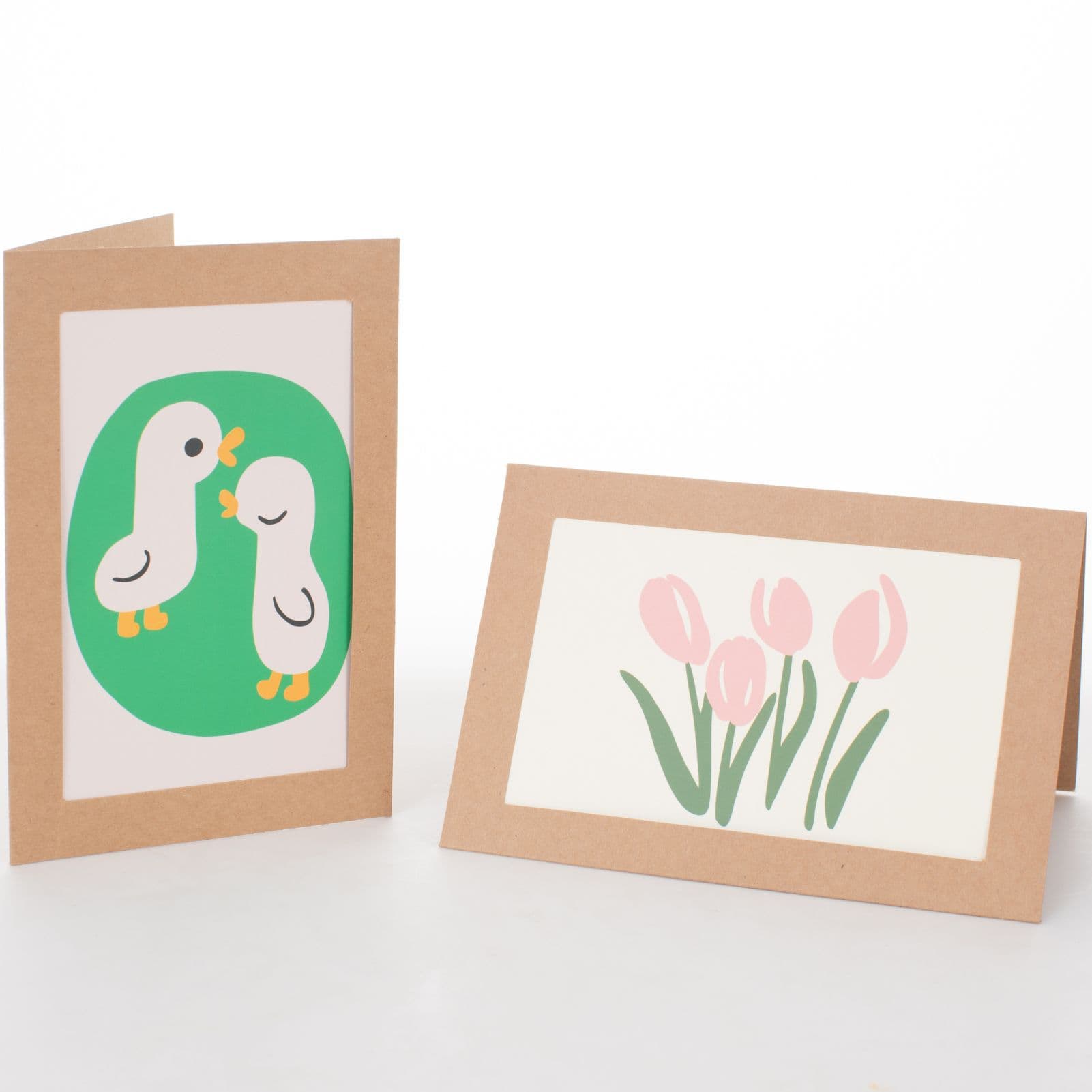 Paper Frame with Envelope, Horizontal and Vertical Dual-use Paper Frame, 4x6 Inch Photo Postcard Card, Khaki