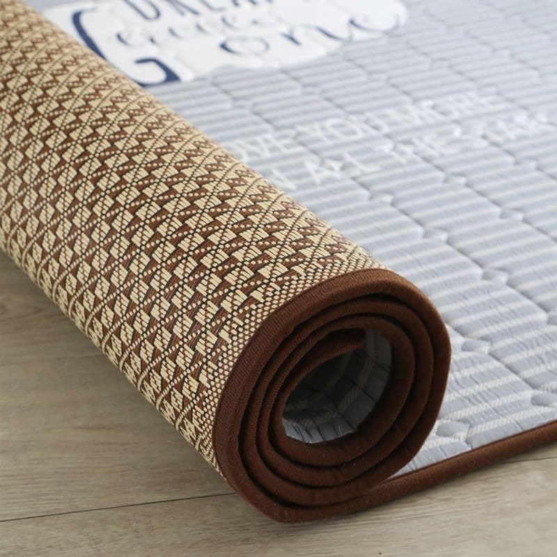 Summer day double-sided carpet living room tatami bay window dormitory mat kang mat Japanese baby crawling anti-fall floor mat