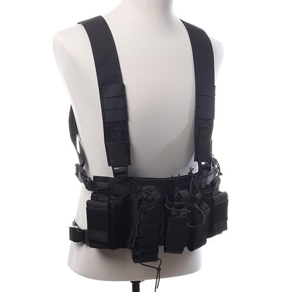 Multi-Terrain Camo Lightweight Multi-Functional Tactical Shoulder Strap Waist Pack Tactical Vest