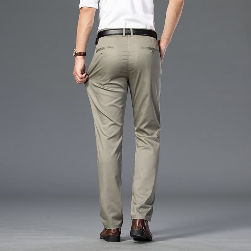 Seven colors to choose from, middle-aged men’s trendy casual straight pants, middle-aged and elderly trousers, mid-waist dad pants, one-piece drop shipping