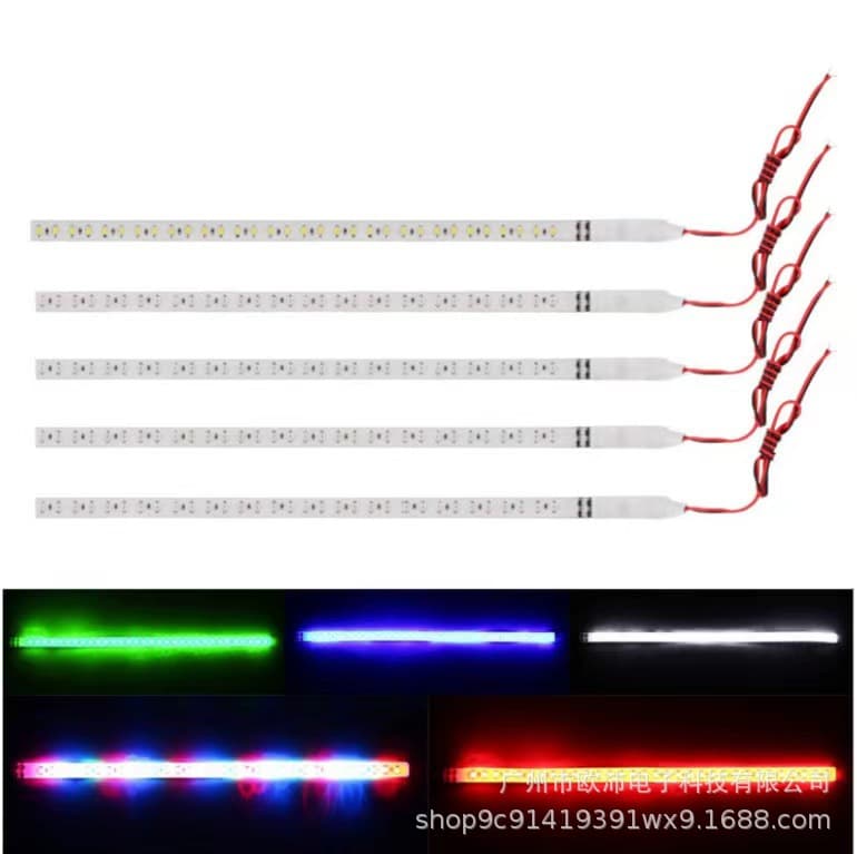 Wholesale LED multi-color chasing lights, Knight Rider soft light bars, small scanner, 3528 LED strip scanning breathing lights