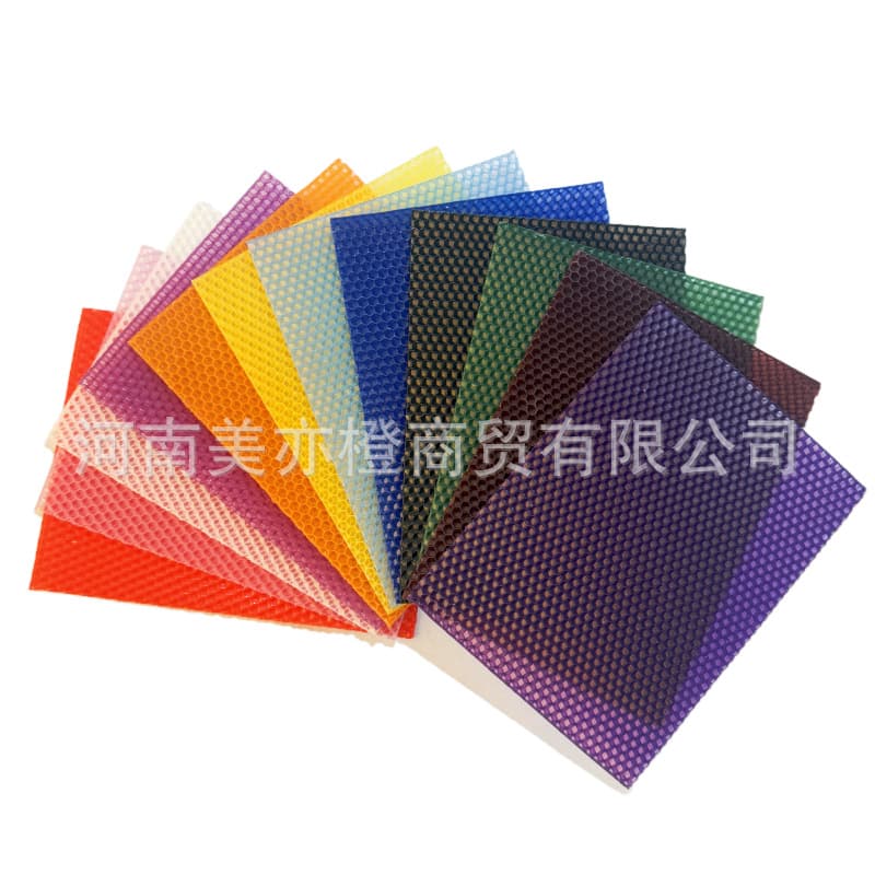 Cross-border Custom Colored Beeswax Sheets DIY Beeswax Candles Christmas Decoration 20*15cm, 20*10CM
