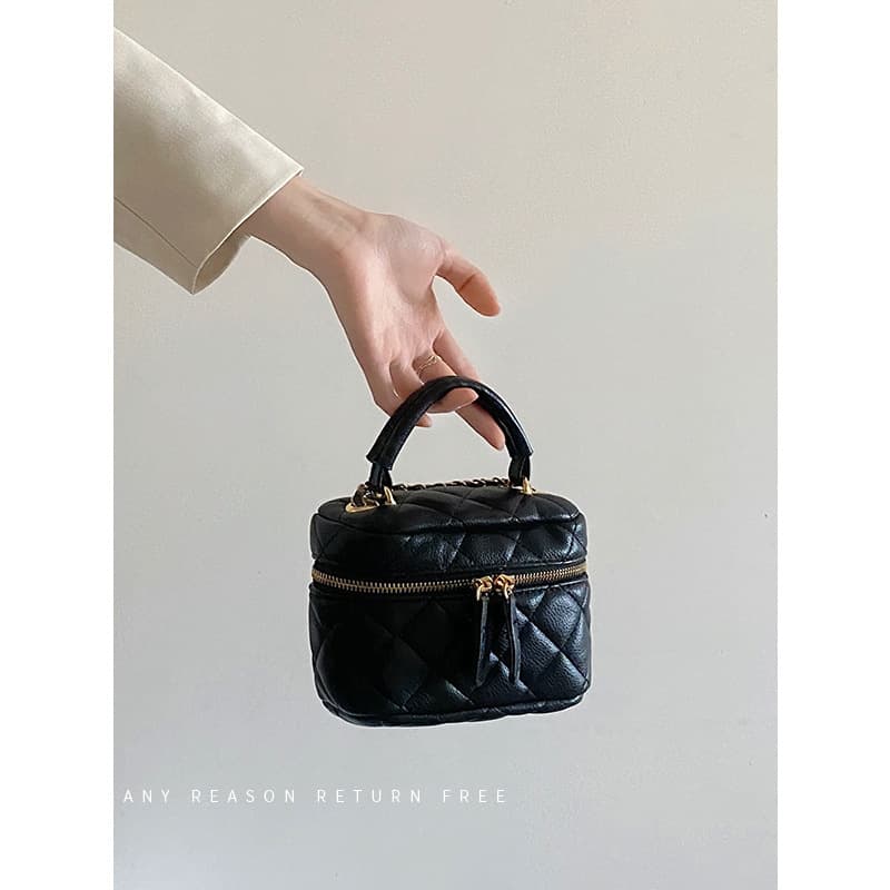 2026 Summer New Mini Handbag Quilted Chanel-Style Chain Bag Versatile Shoulder Crossbody Lipstick Small Bag