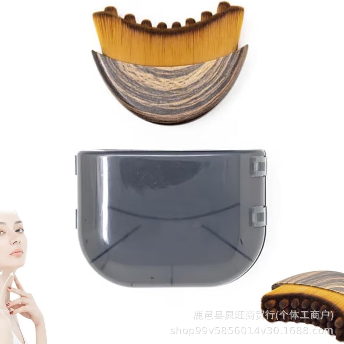 Cross-border Lymphatic Contour Face Brush for Facial Massage and Eye Neck Care