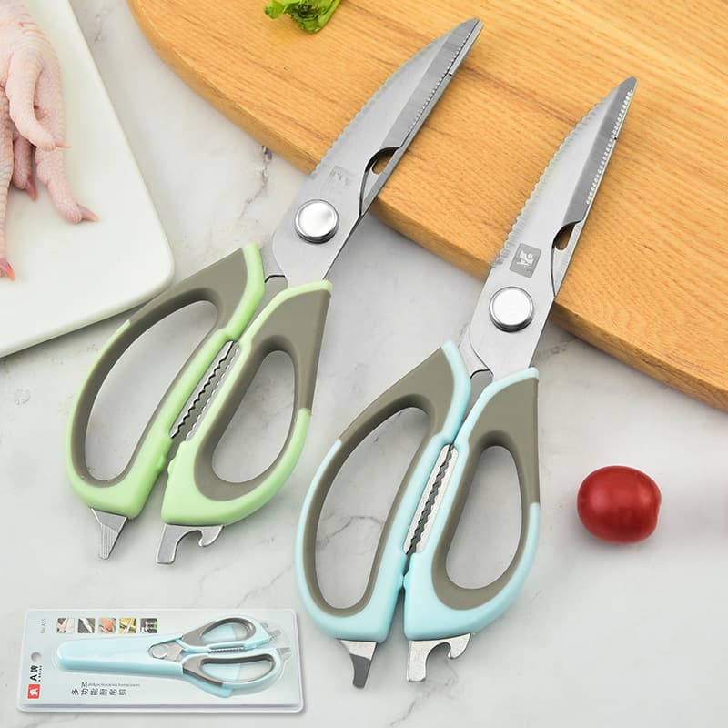 In Stock Refrigerator Scissors Household Kitchen Scissors Chicken Shears Kitchen Tool BBQ Scissors Factory Wholesale