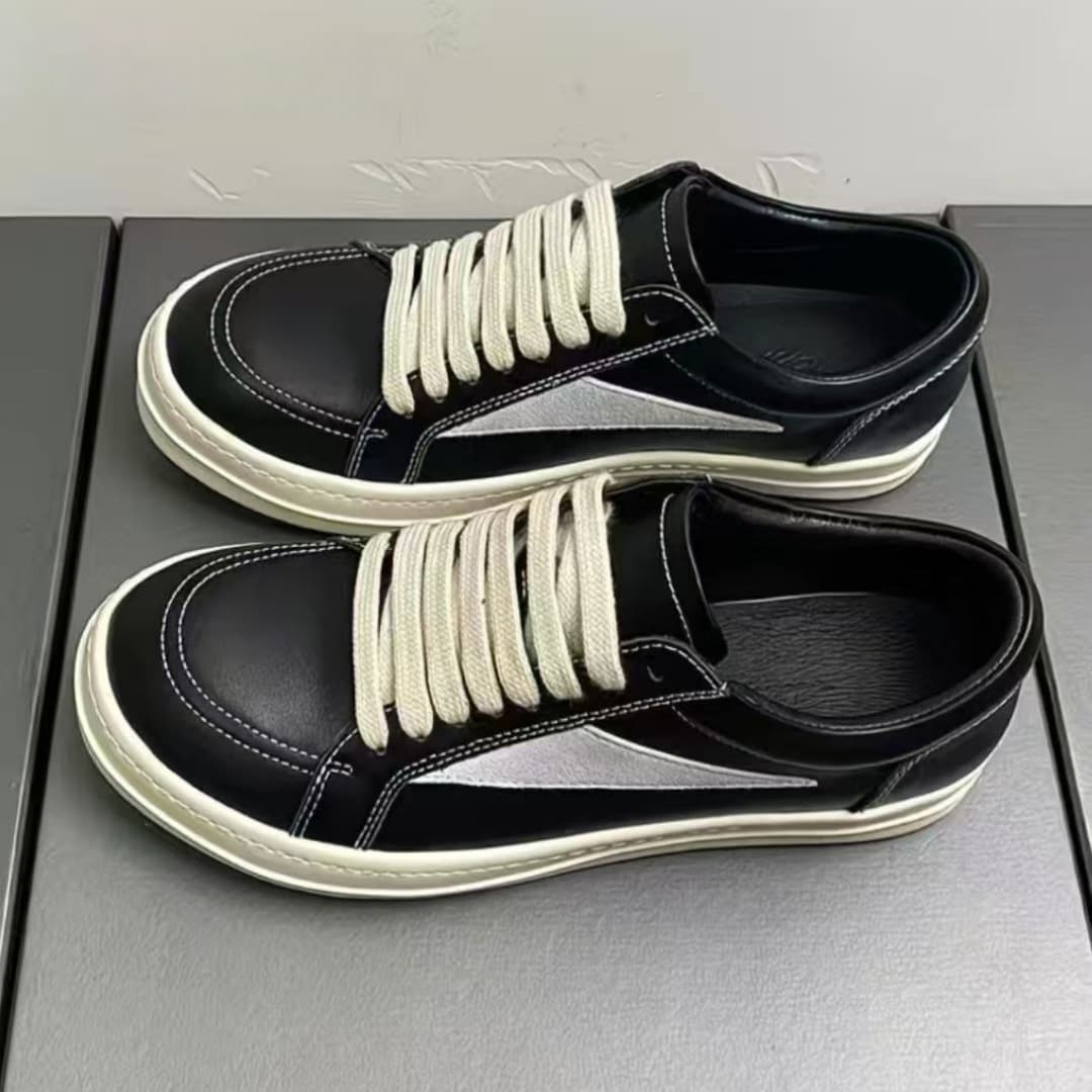 New Small Triangle Milk Fragrance Thick Sole Versatile Men's Sports Casual Board Shoes Men's ro Shoes Breathable Canvas Shoes Trend