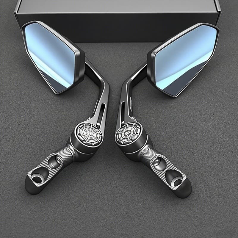 Universal Motorcycle Modified Baphomet Handlebar Rearview Mirror for Niu, Ninebot, Yamaha, Kawasaki