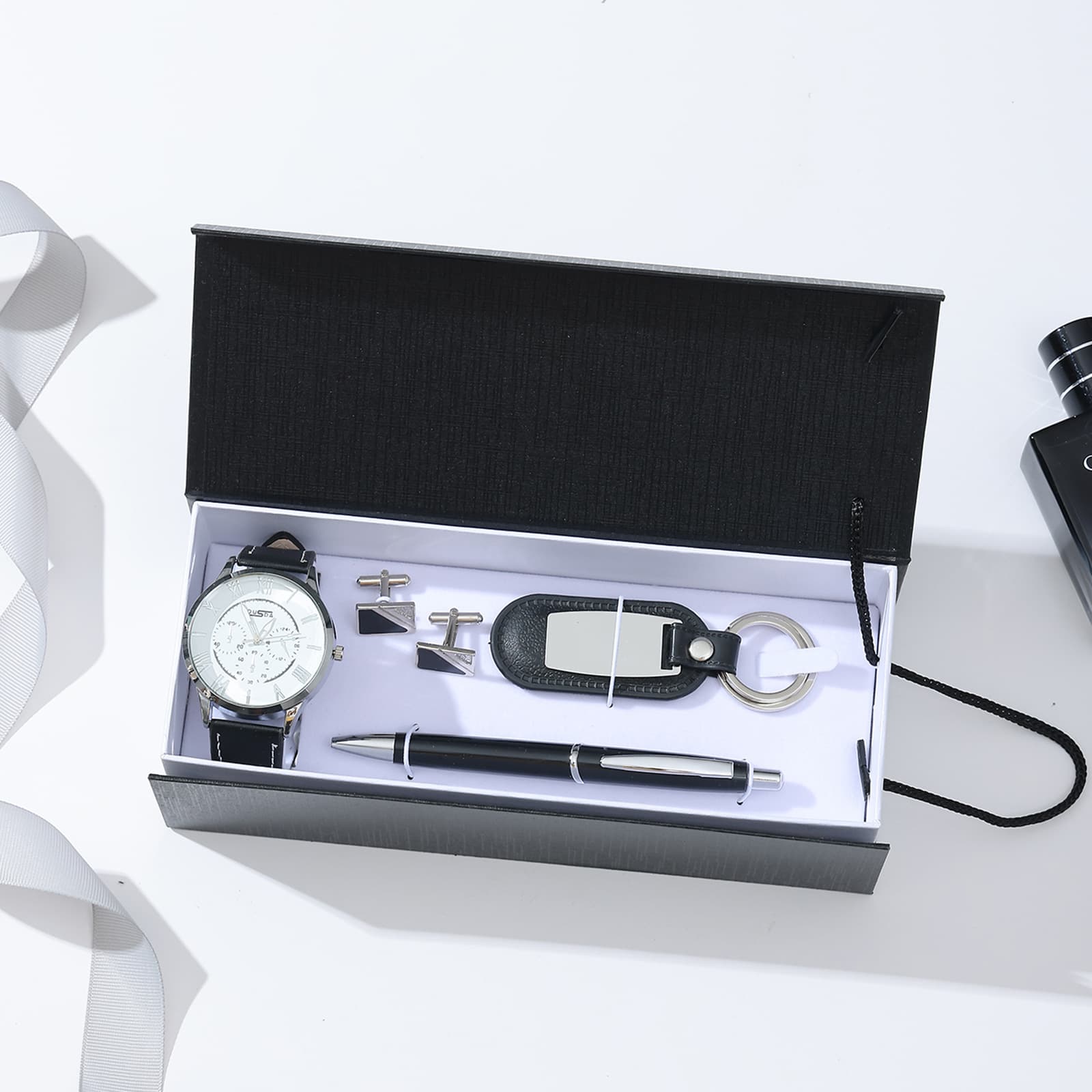 Cross-border Men's Watch Gift Box Set Wholesale Teacher's Day Practical Business Gift Holiday Gift Birthday Present