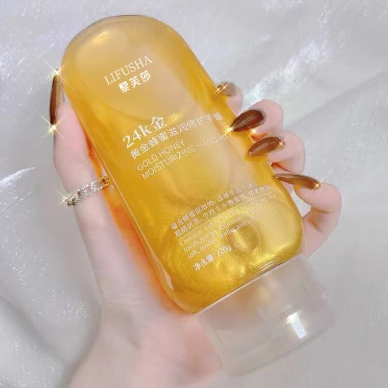 LIFOSHA Gold Honey Moisturizing Hand Wax - Easy to apply, non-greasy, nourishing and caring for soft, smooth hands, peel-off type.