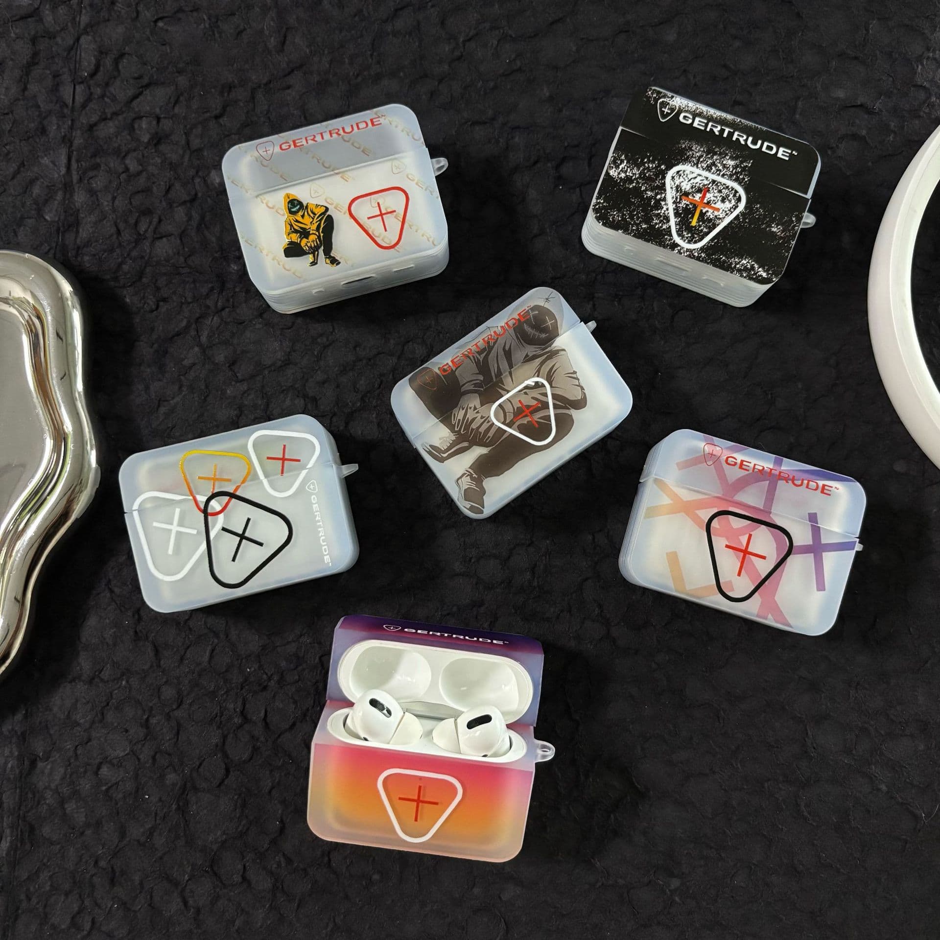 Airpods4Pro headphone shell suitable for iPhone Apple Bluetooth wireless transparent COMPANY 3rd generation TPU matte
