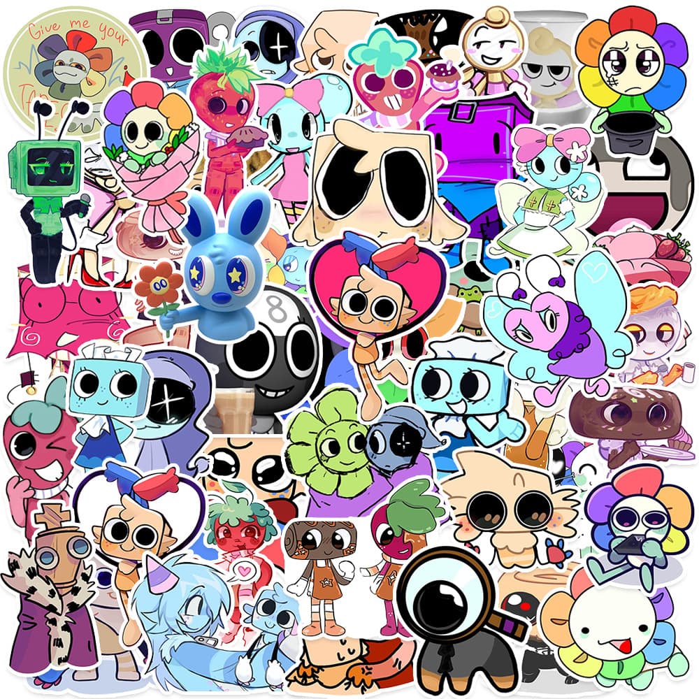 50 new Dandy's World stickers, Dandy's World game peripheral notebooks, water cups, computer paintings