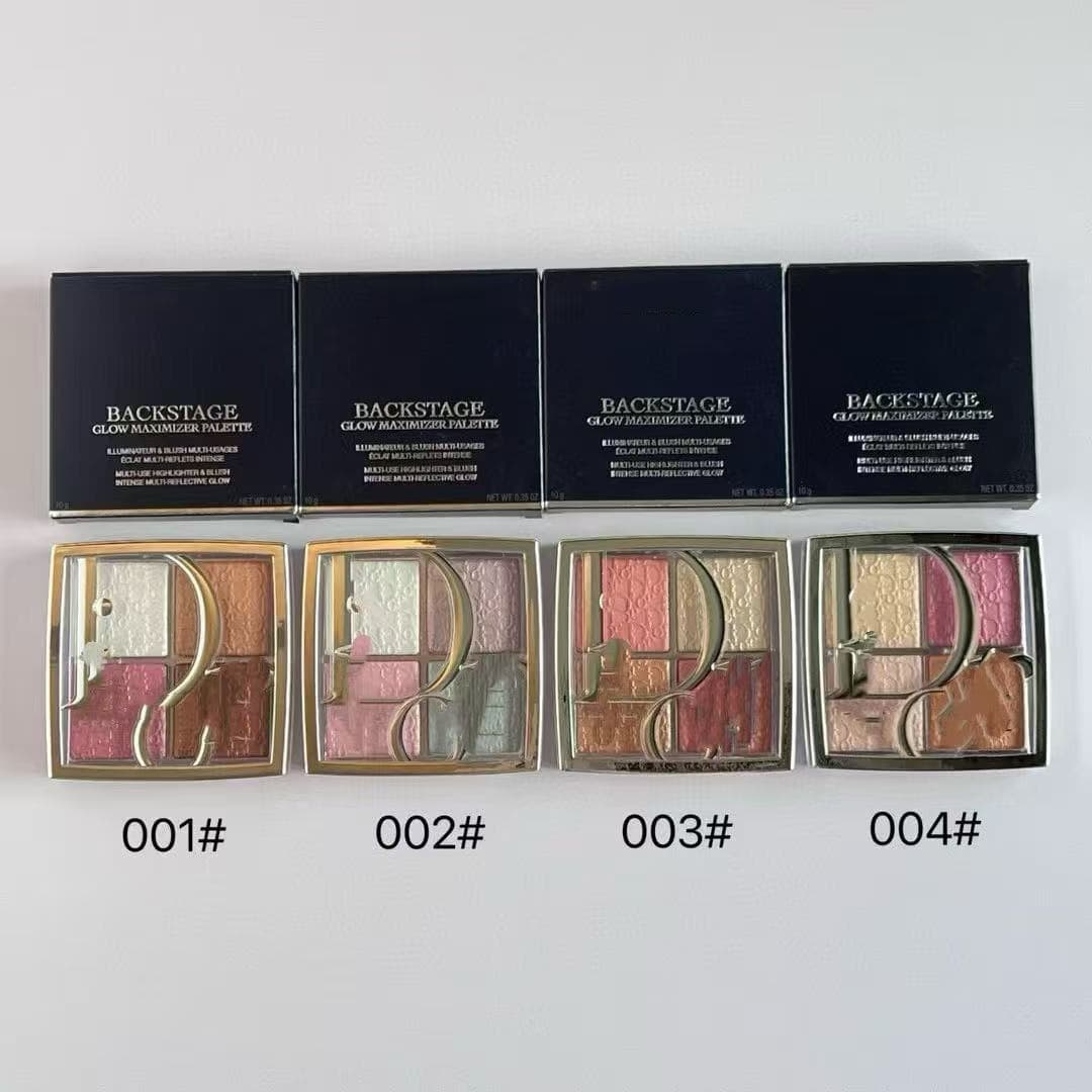 Cross-border Trade Dijia Backstage Four-Color Highlighter 10g Contour Palette Powder 25 Version Luxury Makeup