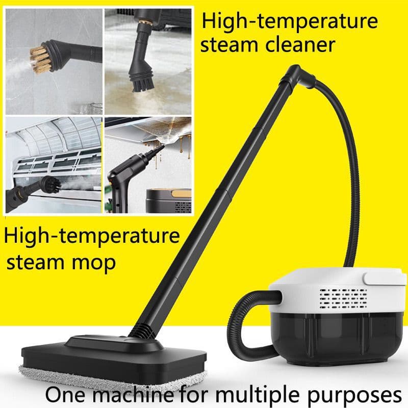 Cross-border 110V/220V high temperature and high pressure steam cleaner, multi-functional steam mop for household and kitchen cleaning.