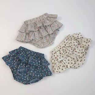 Floral Skirt Pants Outer Wear Shorts Bud Pants Baby Girl Clothes Summer Fashion 6-12 Months 1-2 Years Cotton
