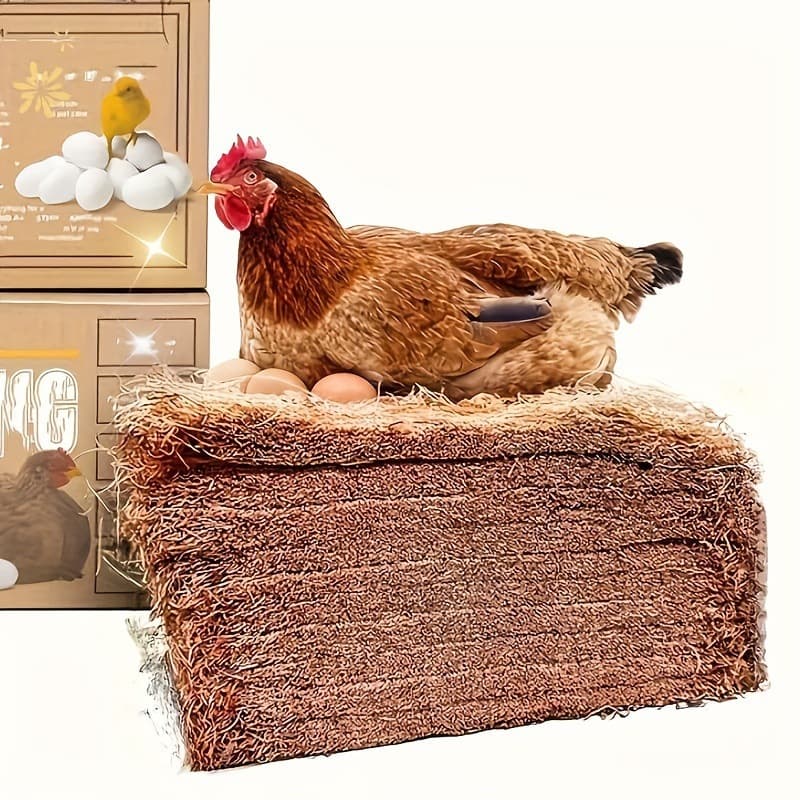 2026 New Cross-border Drop Shipping Reusable Coir Pad for Chicken Coop Nesting