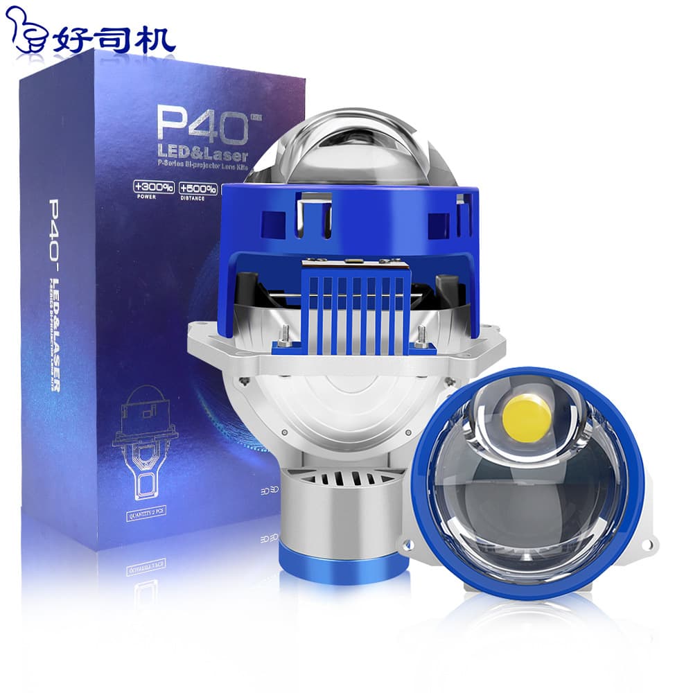 3-inch New LED Direct Laser Lens Car LED Headlight Bi-LED Lens High/Low Beam Integrated Headlight