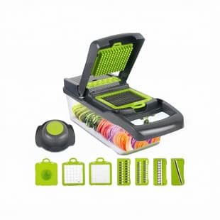 Vegetable Chopper, Dicer, and Slicer, Potato Grater, Kitchen Salad Slicer and Shredder, Multi-Purpose Cutter