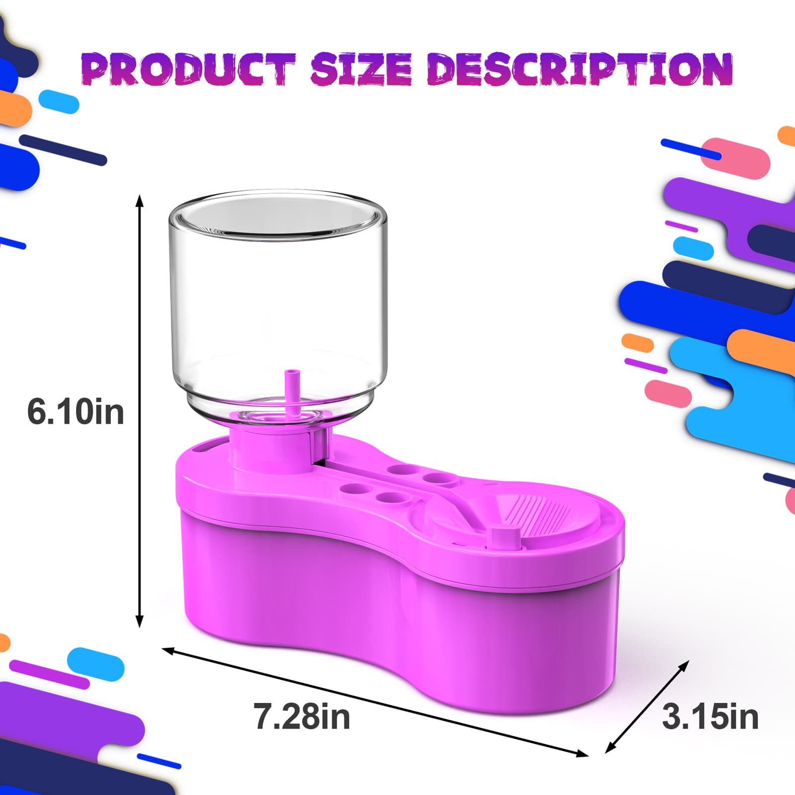 Cross-border Best-selling Brush Cleaner, Brush Rinsing Cup, Pigment Brush Washer, Art Painting Supplies, Automatic Water Change