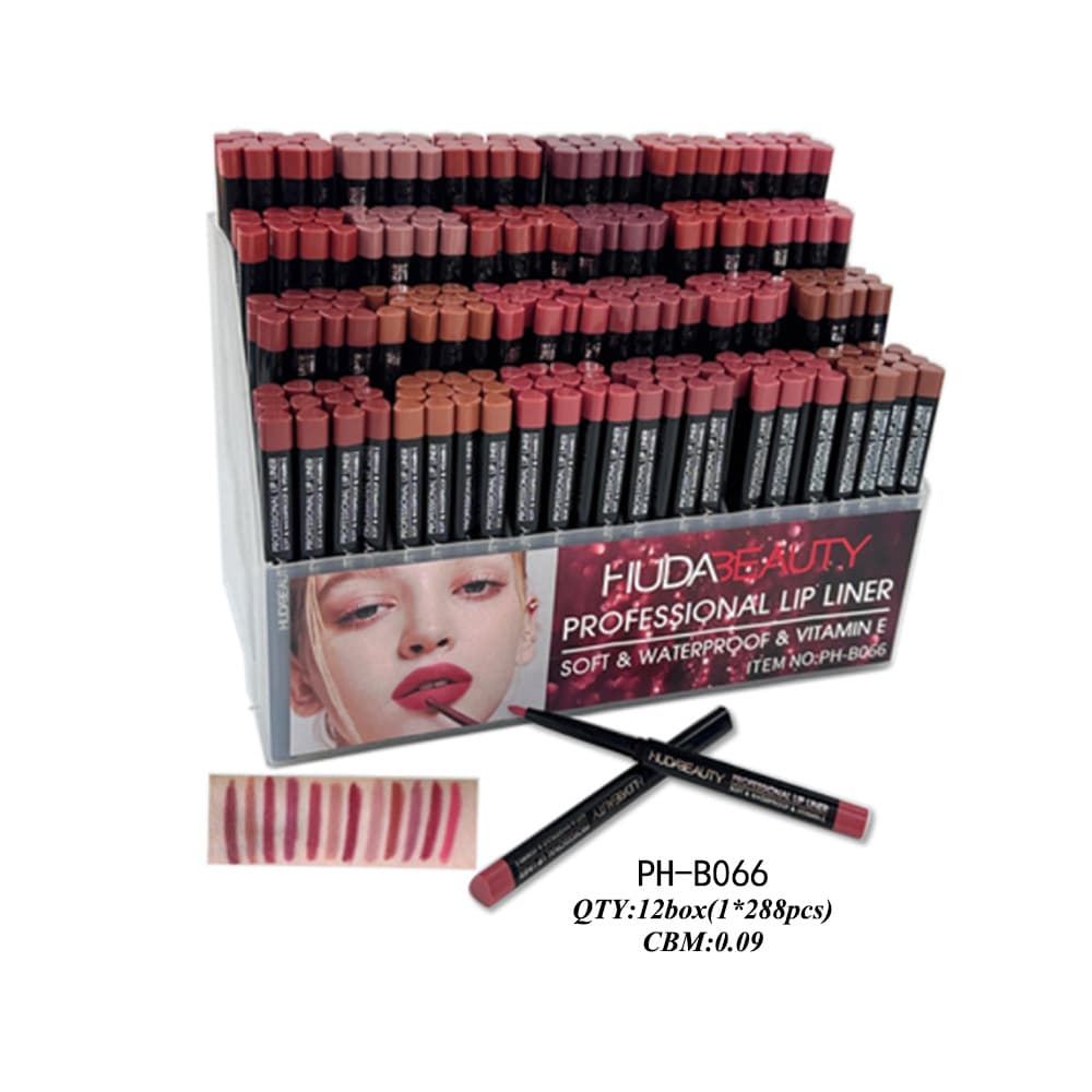 Cross-border HUDA BEAUTY Lip Liner Pen in Stock Waterproof Moisturizing Easy to Apply Matte Lip Liner
