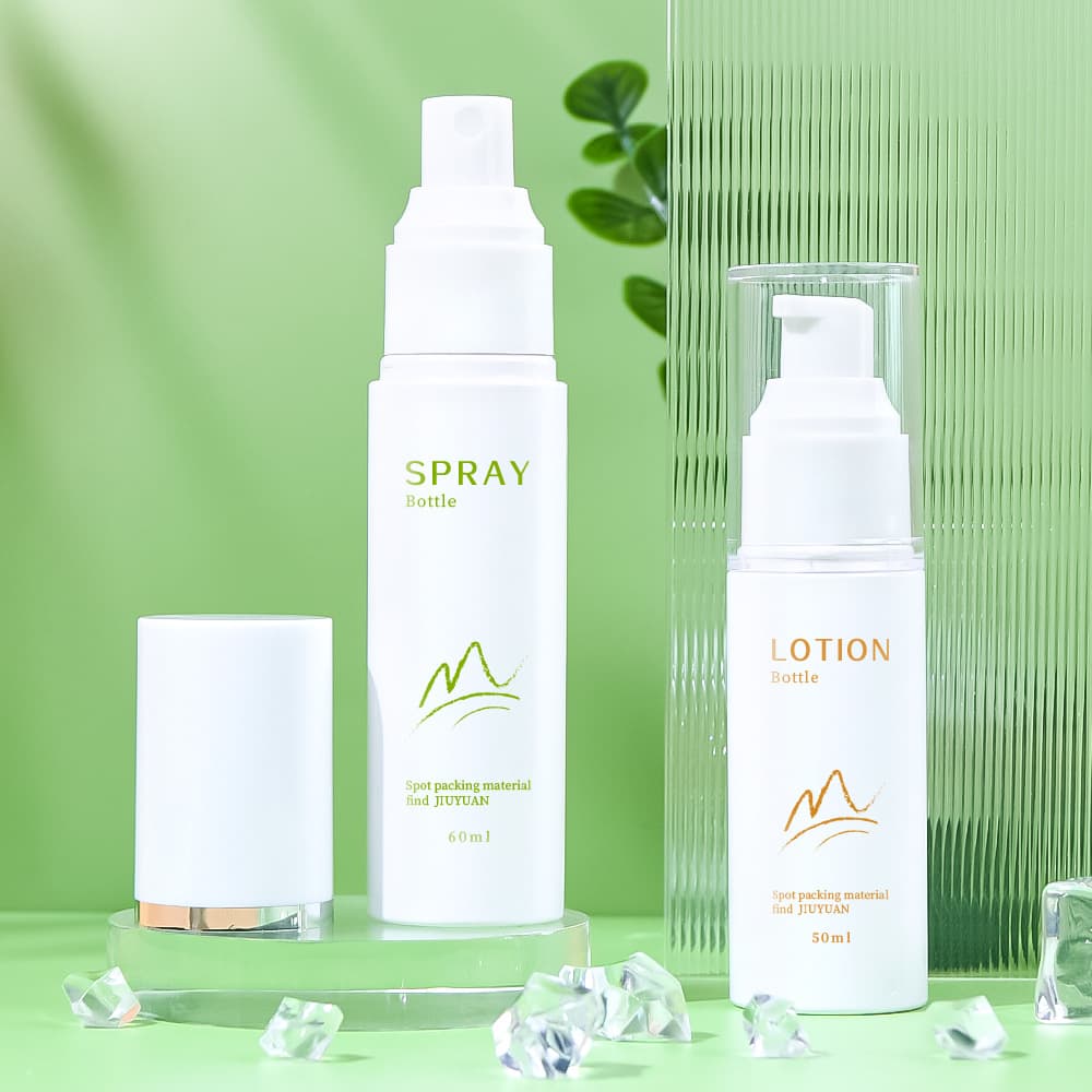 30/40/50/60/80ml Toner Bottle, Hair Essence Oil Spray Bottle, PET Essence Water Refill Bottle