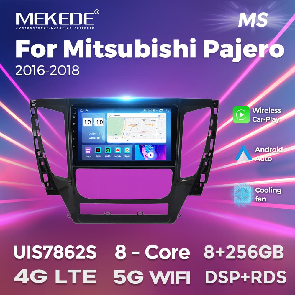 Car Android Smart Navigation for Mitsubishi Pajero 2016-2018