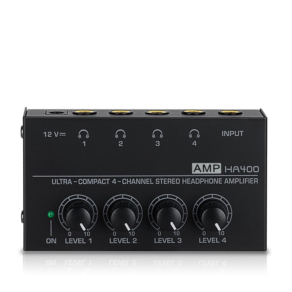 HA400 Professional Headphone Amplifier, Cross-border In Stock, Stereo Four-Channel Lossless Monitoring, Headphone Amplification Effect