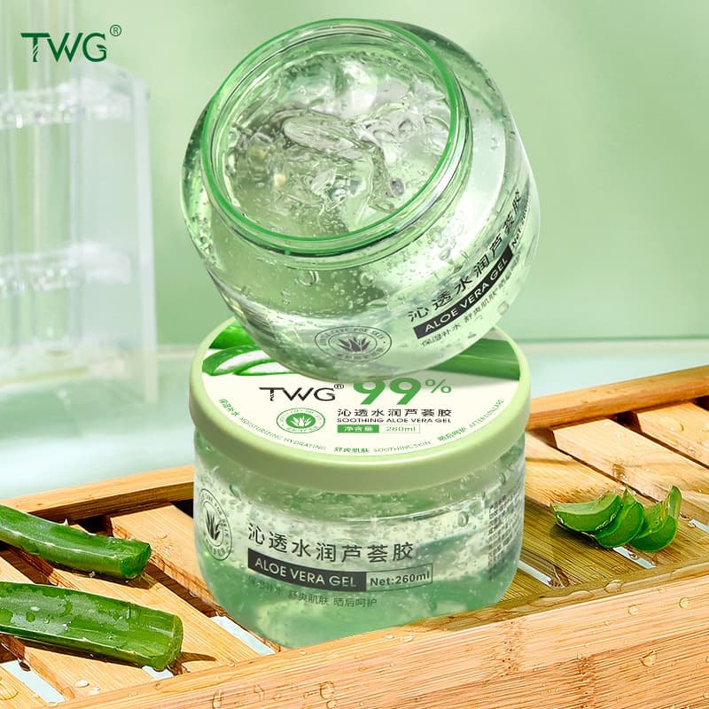 TWG Aloe Vera Gel Moisturizing Face Cream Mask Aloe Vera Gel Factory Wholesale