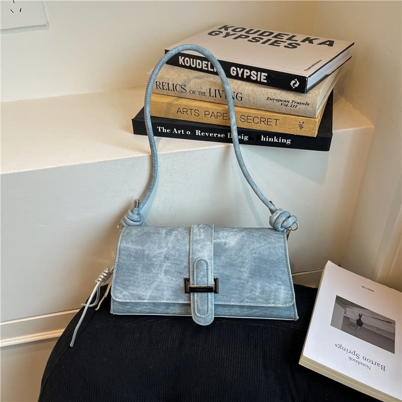Denim Underarm Bag for Women 2025 New Retro Casual Handheld Shoulder Bag Fashion Versatile Crossbody Bag Women's Bag