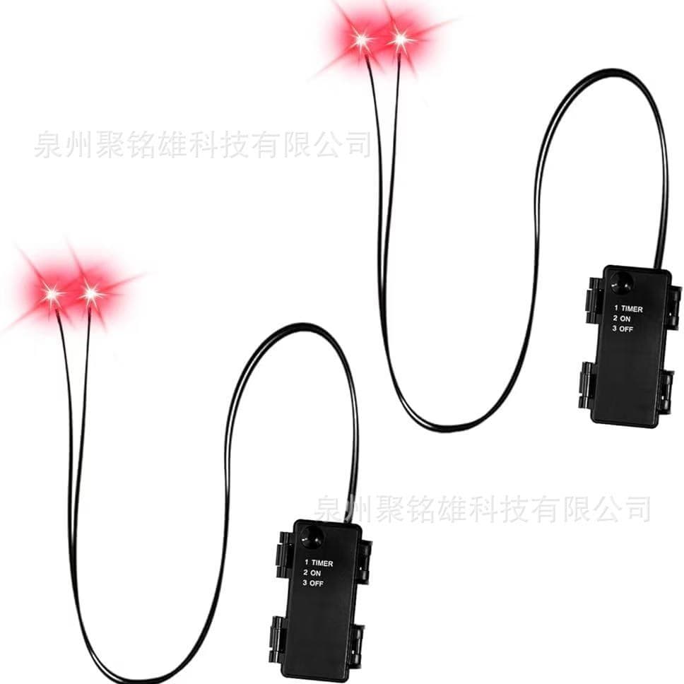 Cross-border Outdoor Battery Box with LED Light for Christmas and Halloween Craft Accessories