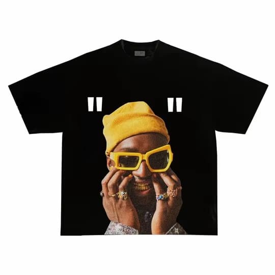 Y2K Trendy Fashion T-Shirt Tops Harajuku Goth Character Graphic