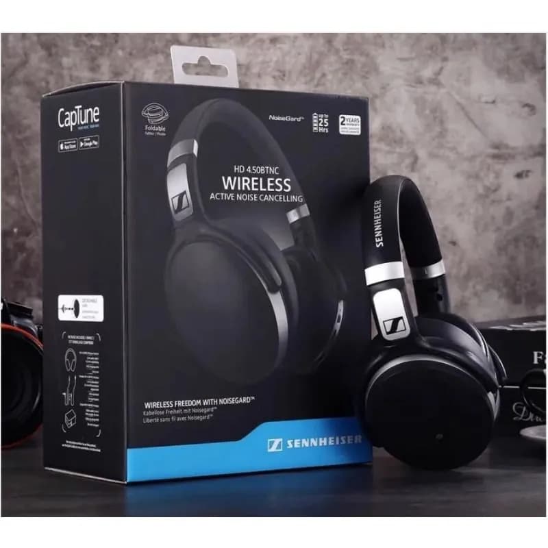 Senheisel HD4.50BTNC Wireless Bluetooth Headset ANC Noise Reduction Call Headset Cross-border Foreign Trade