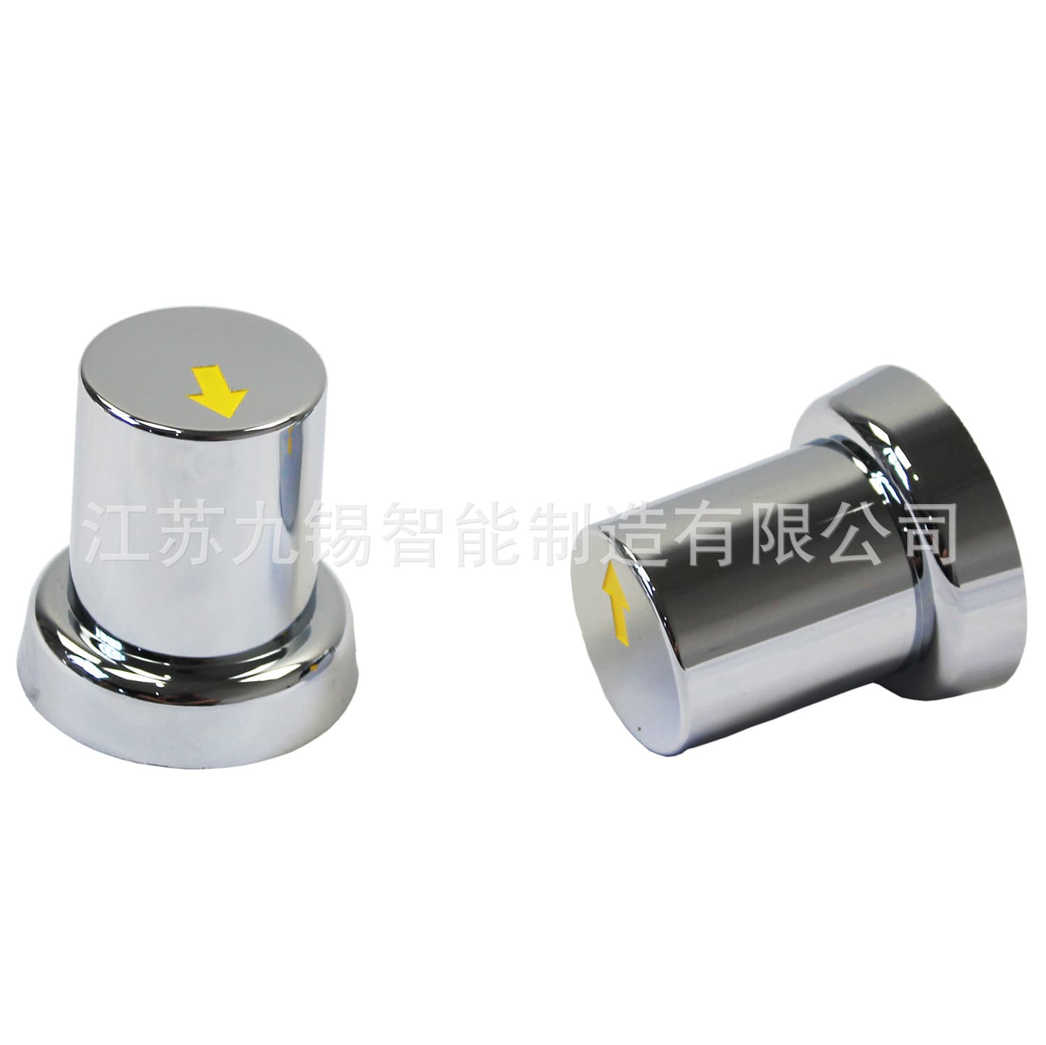 Chrome Plated ABS Semi Truck Lug Nut Cover 33mm Plastic Truck Wheel Nut Cover