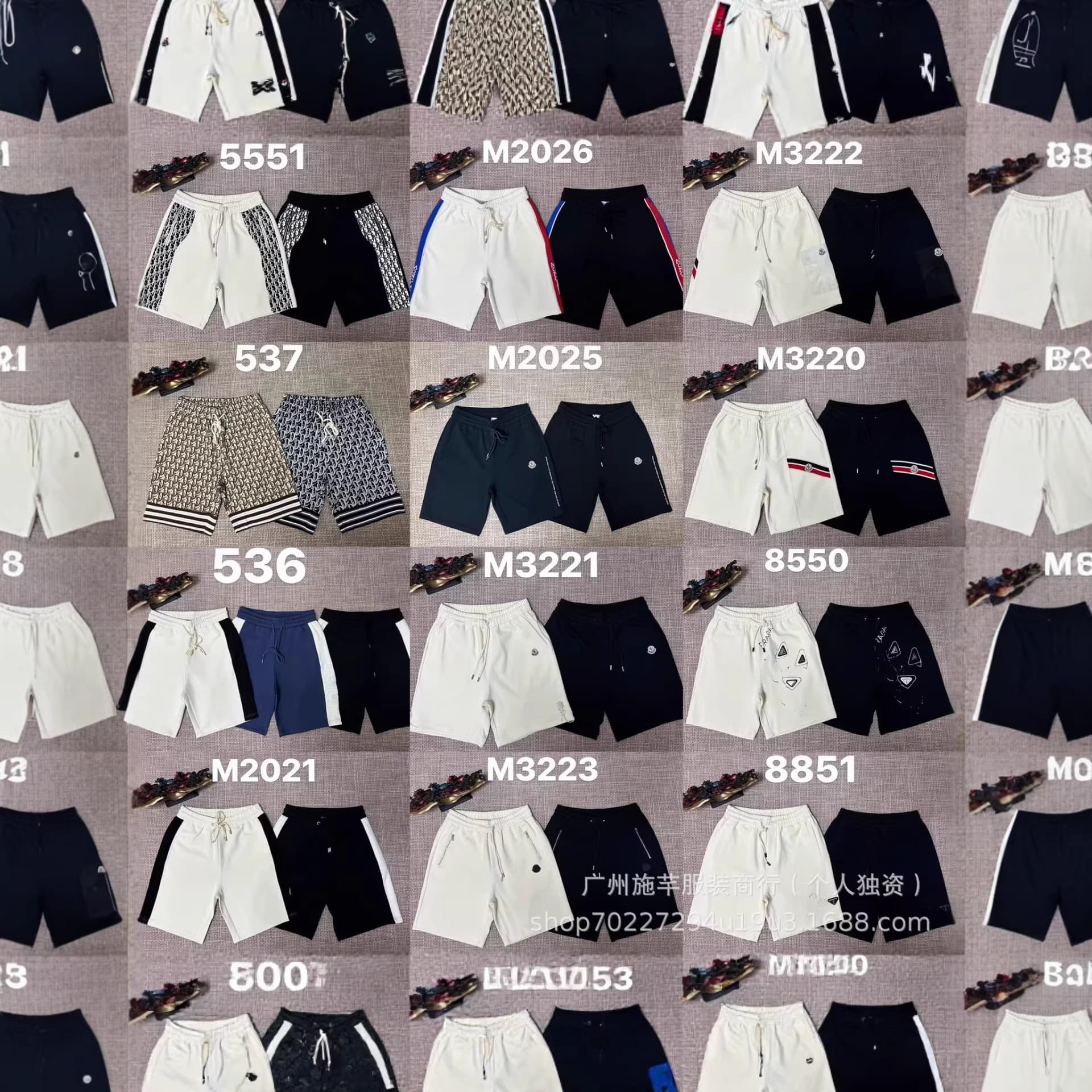 Cross-Border 26SS Summer L Brand P Brand Craft Casual Relaxed Fit Unisex Trendy Shorts Collection
